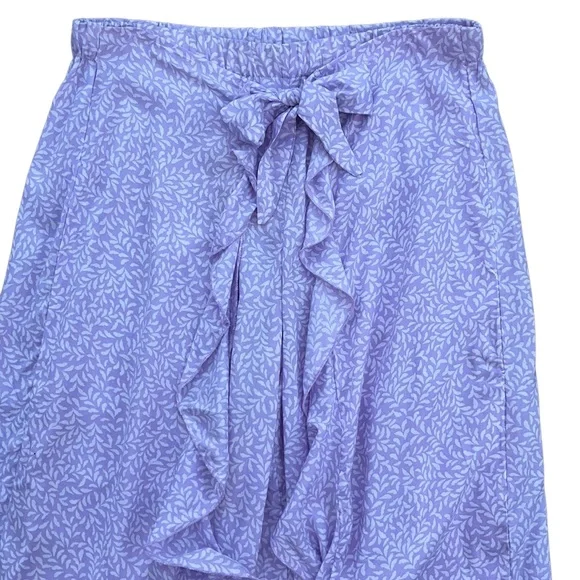 Kiwi & Punch flowy pants lavender tie waist - Picture 4 of 14